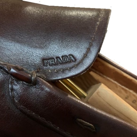 Prada Leather Driving Loafers - Picture 4 of 11